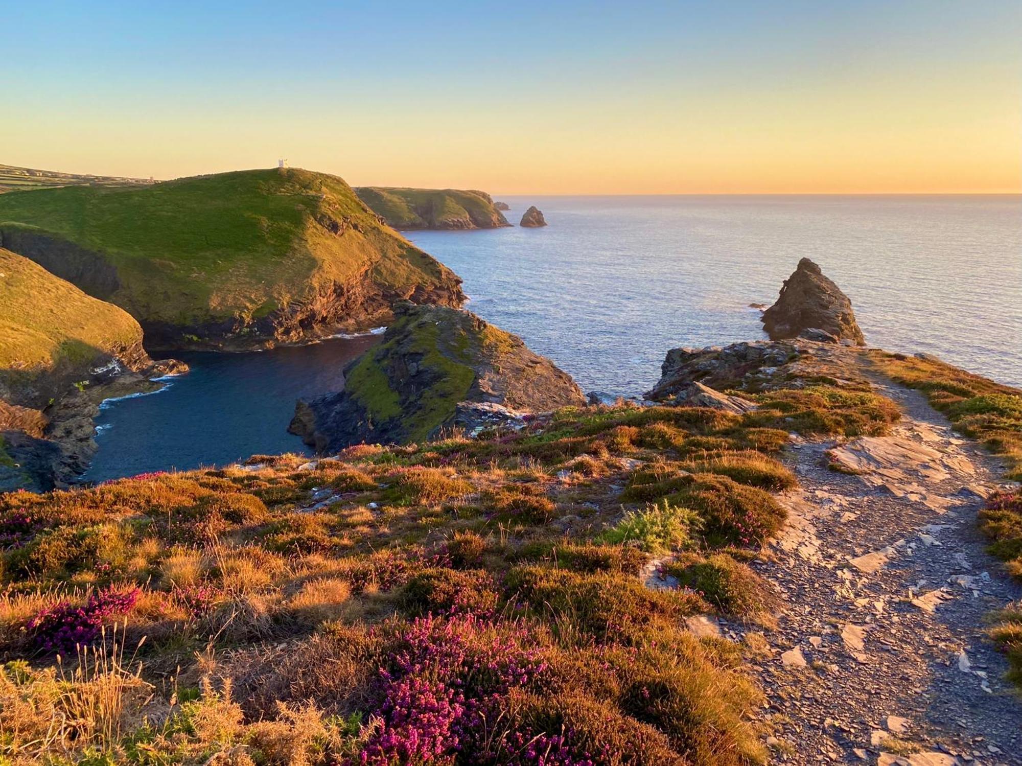 Polrunny Farm Elderberry Cottage With Sea View Boscastle Bagian luar foto