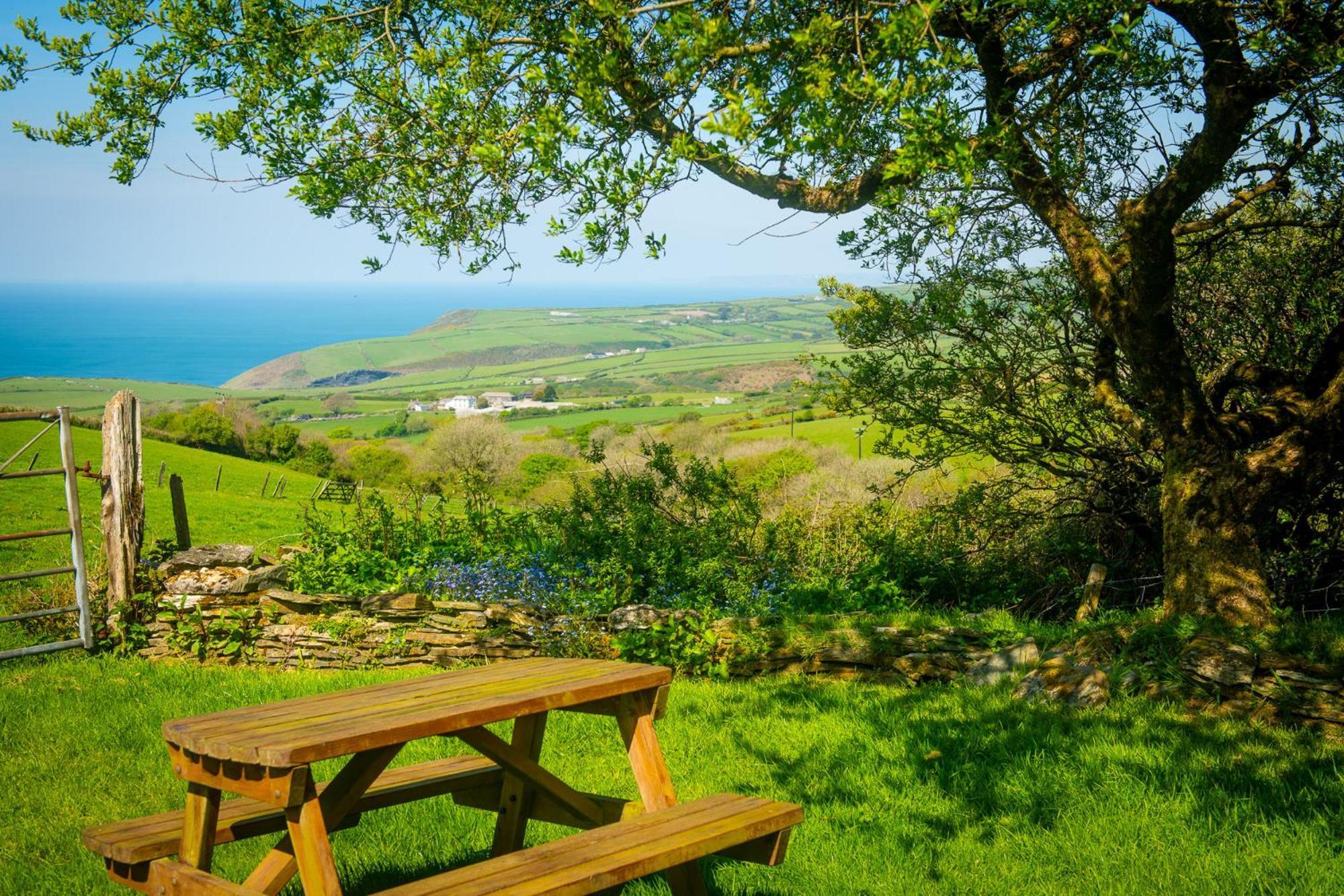 Polrunny Farm Elderberry Cottage With Sea View Boscastle Bagian luar foto